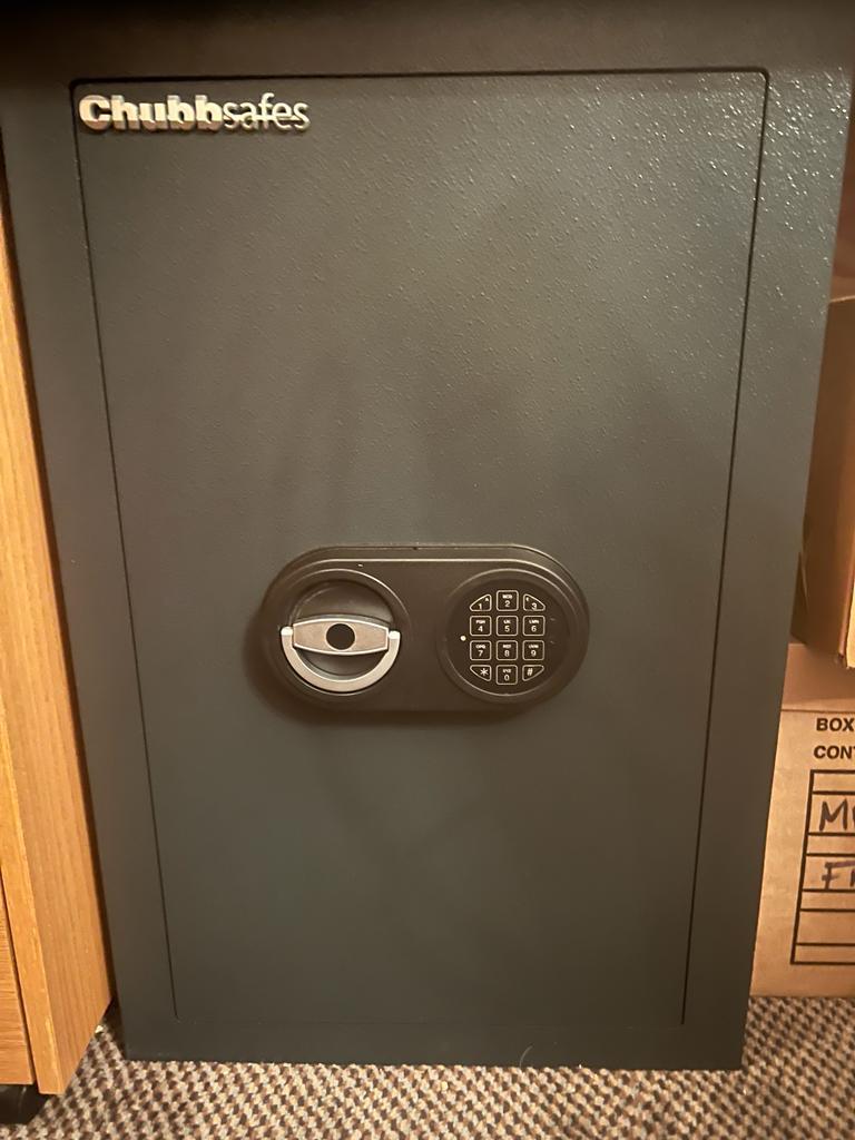 Modern Chubbsafes home safe with digital keypad